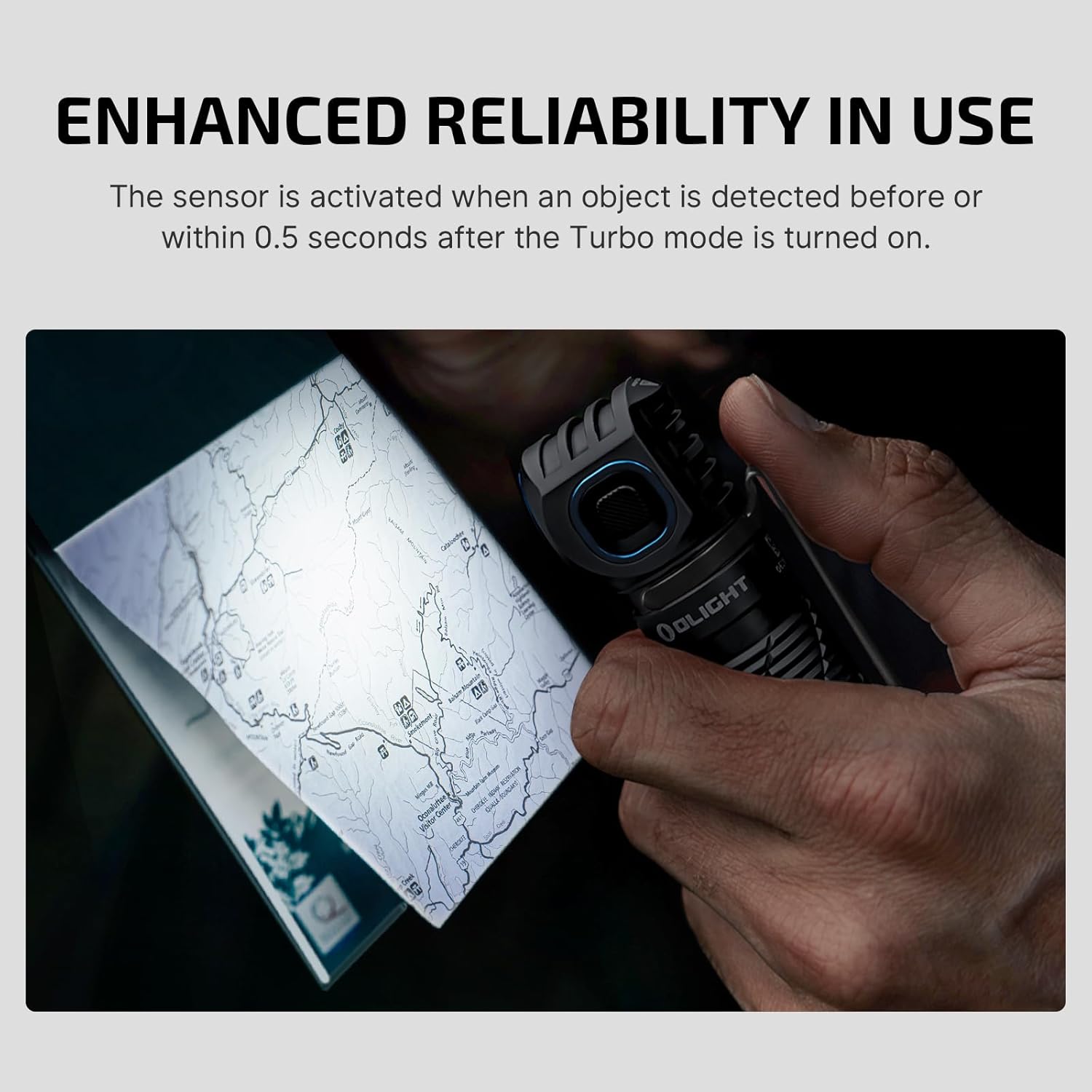 OLIGHT Perun 3 Rechargeable Headlamp Flashlight 3000 Lumens LED Headlight Red Light Waterproof Head Lamp Headband Outdoor Camping Hiking Working Black