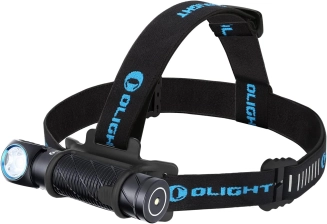 OLIGHT Perun 2 2500 Lumens Rechargeable Headlamp Multi-Functional Right Angle MCC Waterproof Flashlight with Headband Ideal for Night Camping Hiking Hunting Black