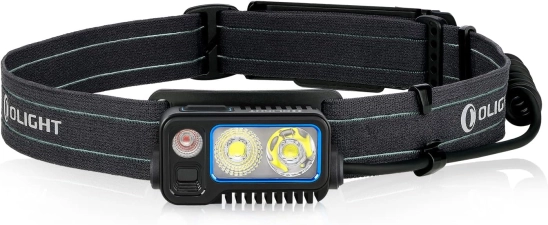 OLIGHT Array 2 Pro 1500 Lumens Headlamp USB-C Rechargeable LED Headlight Motion Sensor Outdoors Camping Running Working Black