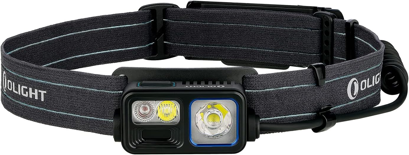 OLIGHT Array 2S Headlamp 1000 Lumens Hand Wave Control 4 Modes Bright LED Headlight Red Light Rechargeable Lightweight Head Flashlights for Running Working Camping Gear