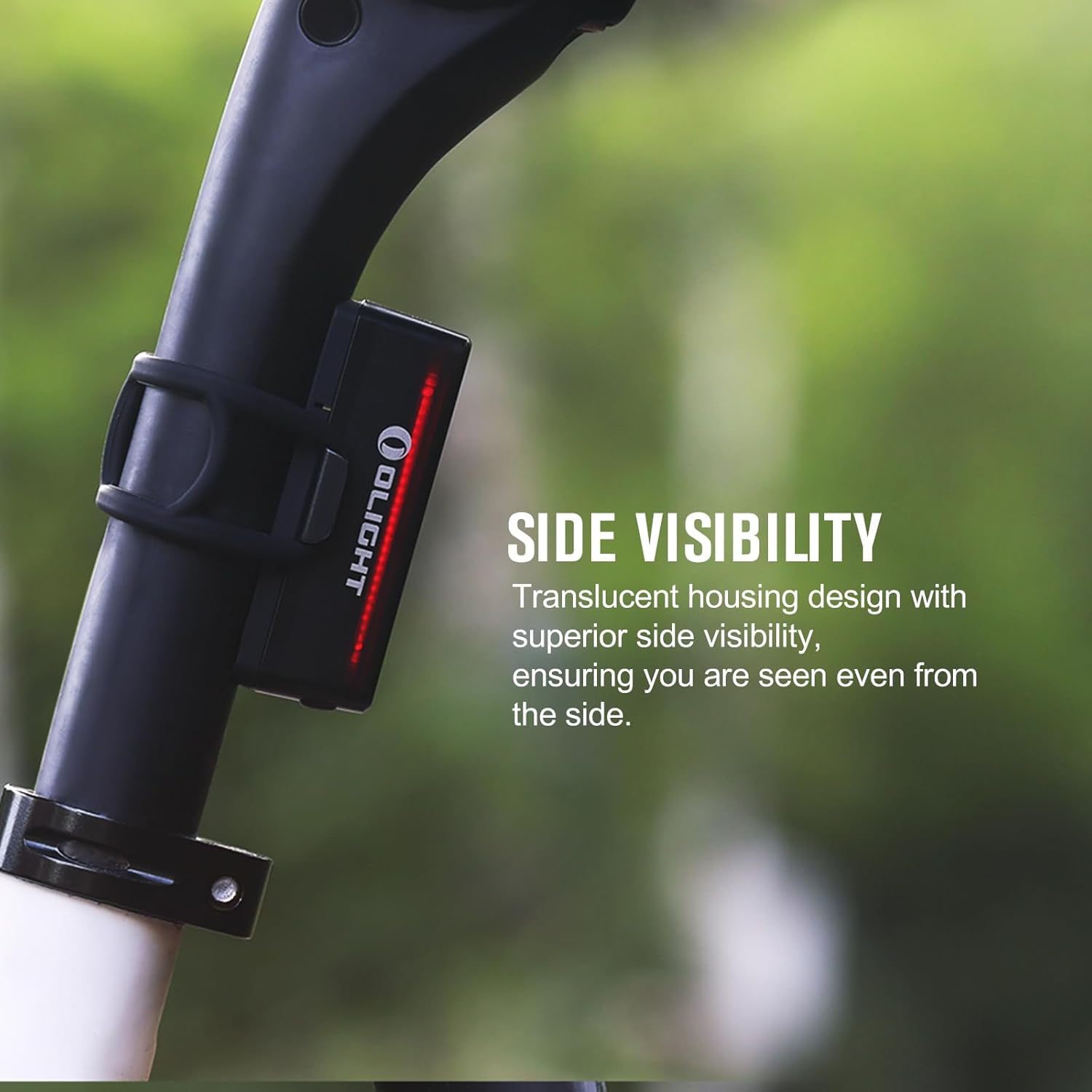 OLIGHT Seemee 30 C Bike Light Tail Light 30 Lumens 230 Degree Visibility 800m Viewable Range USB Rechargeable Break Light IPX6 Waterproof for Road and Urban Cyclists