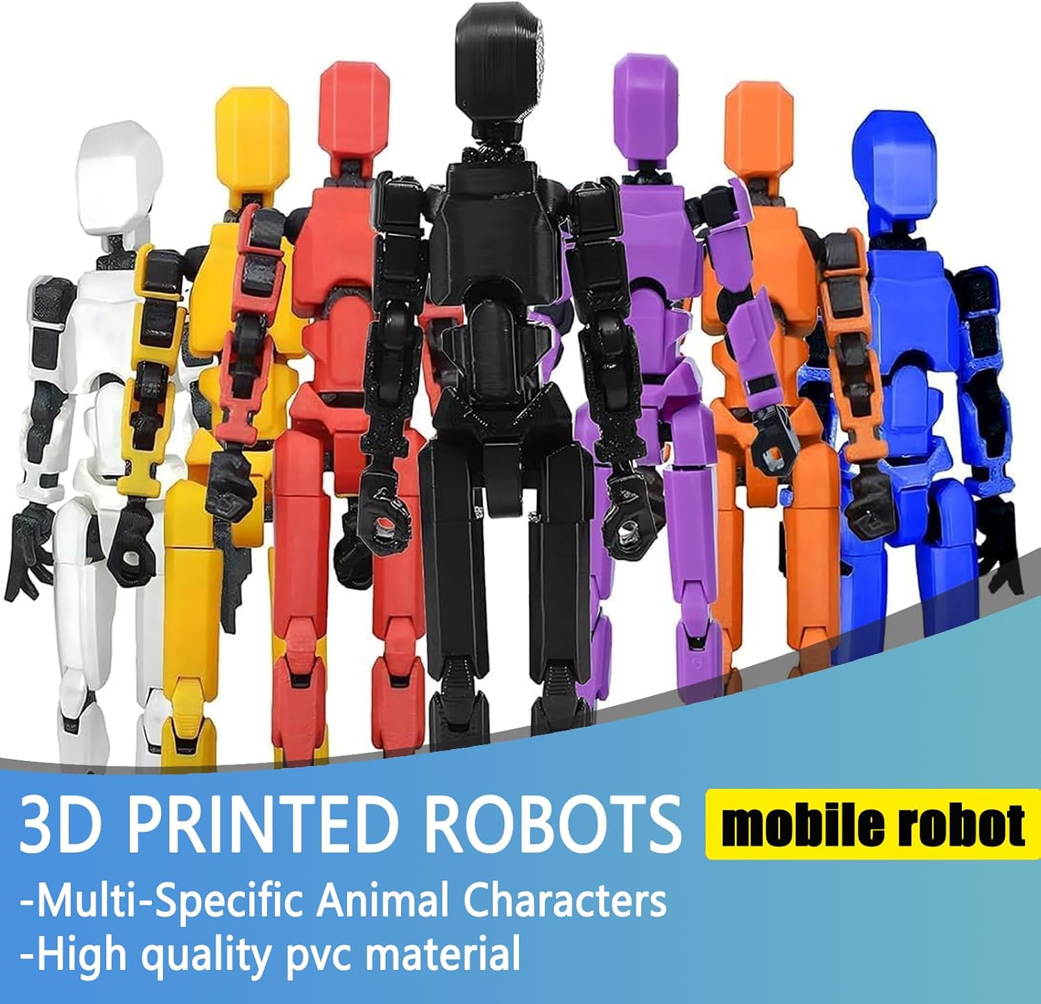 TITAN 13 ACTION FIGURE DUMMY ROBOT SET MULTI-JOINTED ACTION FIGURES NOVA 13 FOR COLLECTORS DESKTOP DECORATIONS 9PCS