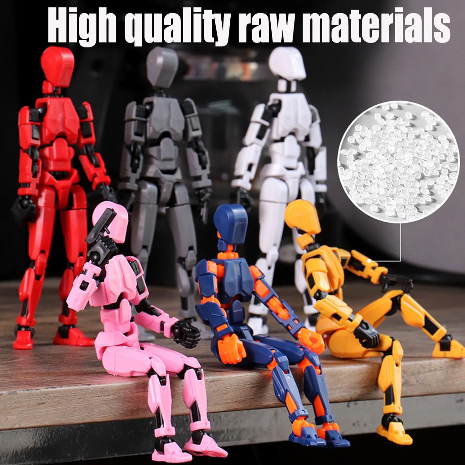 TITAN 13 ACTION FIGURE DUMMY ROBOT SET MULTI-JOINTED ACTION FIGURES NOVA 13 FOR COLLECTORS DESKTOP DECORATIONS 9PCS