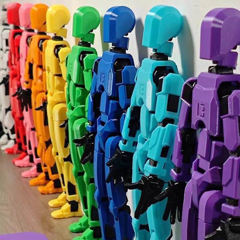 TITAN 13 ACTION FIGURE DUMMY ROBOT SET MULTI-JOINTED ACTION FIGURES NOVA 13 FOR COLLECTORS DESKTOP DECORATIONS 9PCS