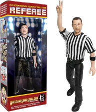 Figures Toy Company Three Counting Talking Wrestling Referee Action Figure