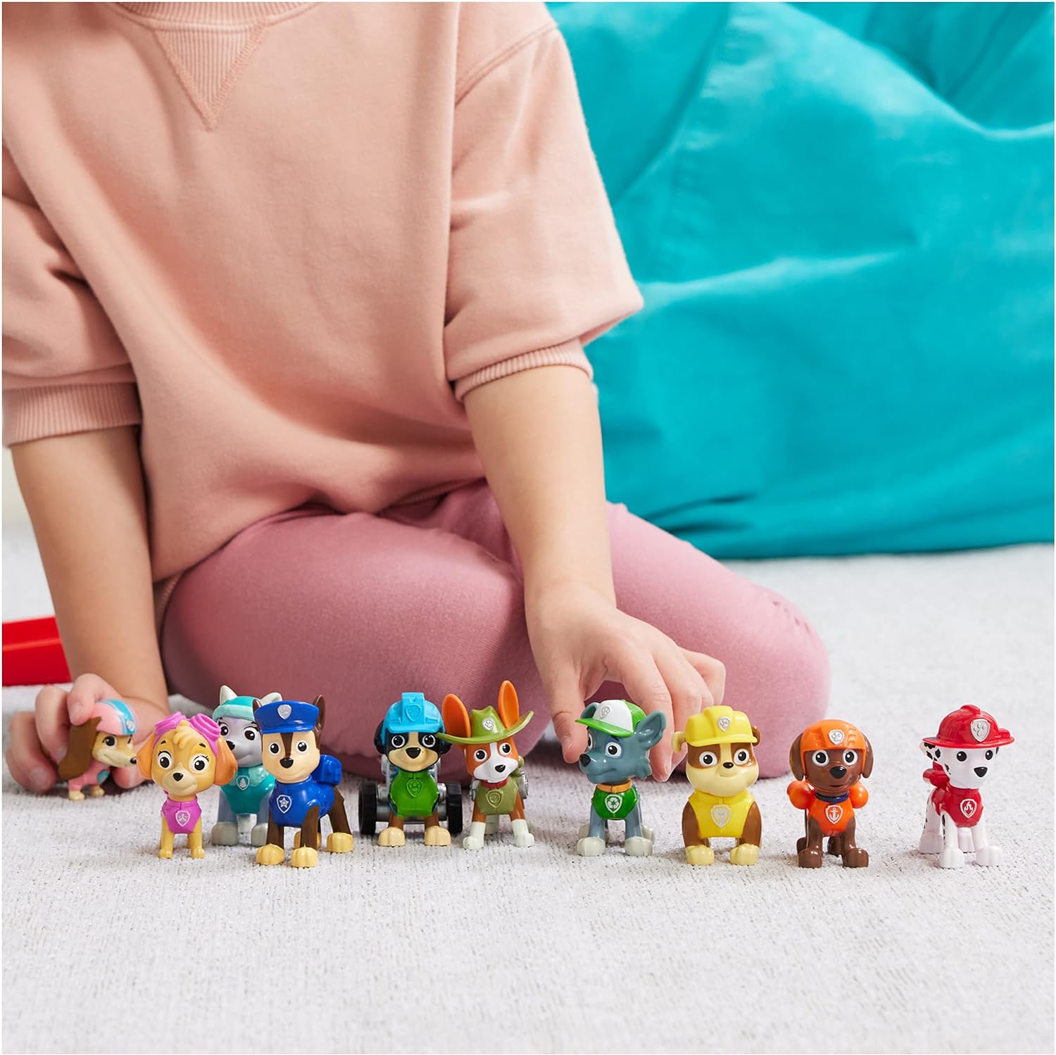 PAW PATROL 10TH ANNIVERSARY ALL PAWS ON DECK TOY FIGURES GIFT PACK 10 COLLECTIBLE ACTION FIGURES KIDS TOYS AGES 3+