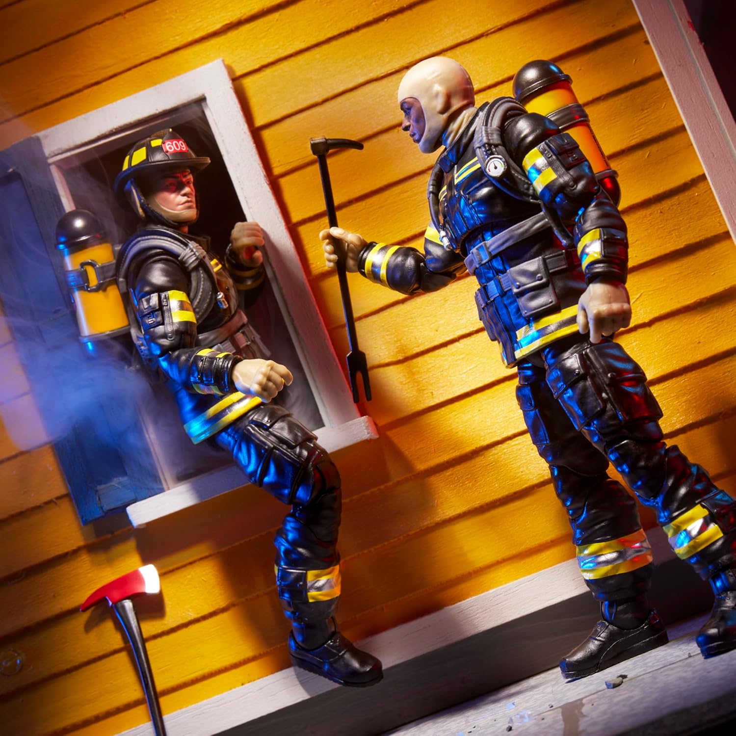 G.I. Joe Classified Series Legacy Collection Search Rescue Firefighter 6 Inch Action Figure 14 Accessories