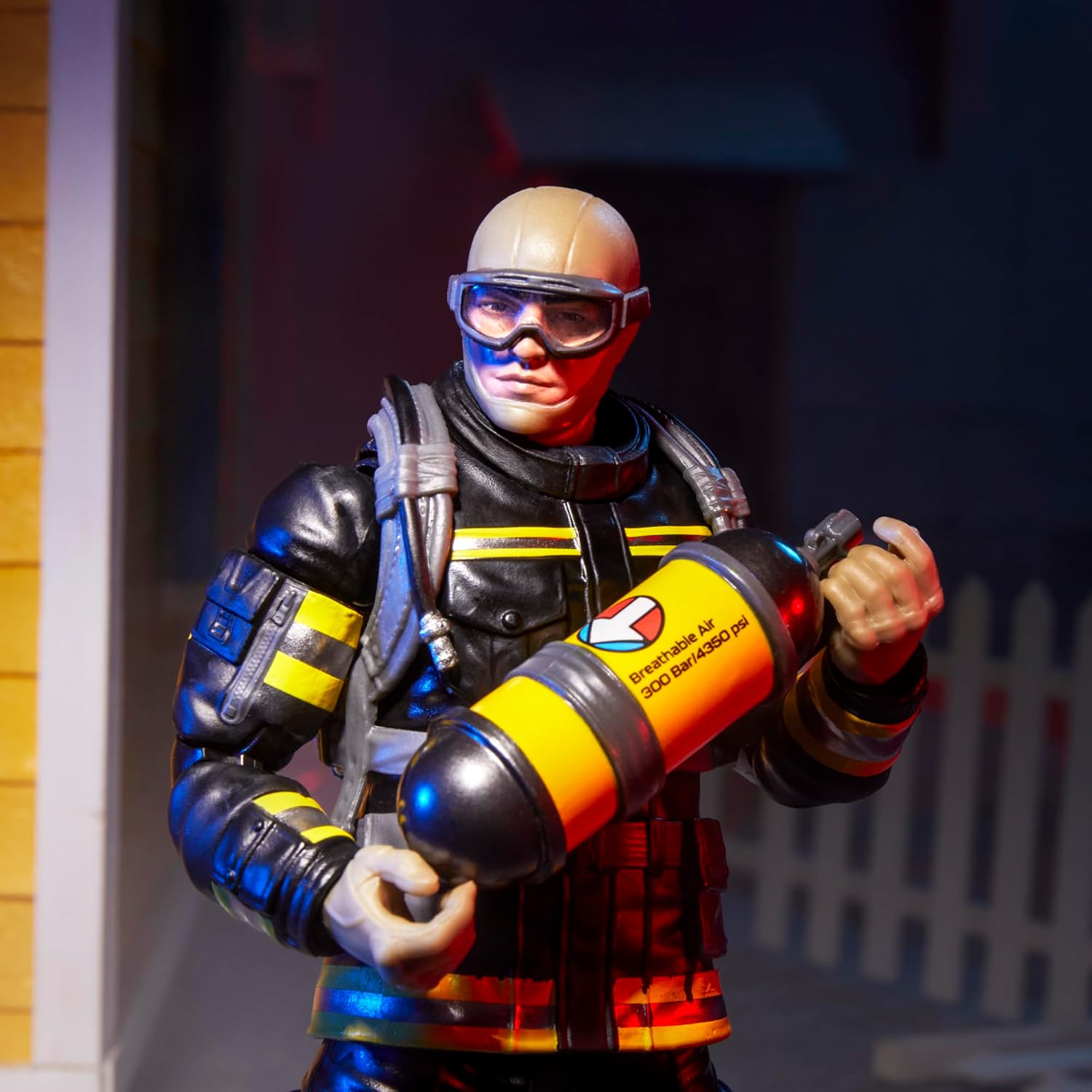 G.I. Joe Classified Series Legacy Collection Search Rescue Firefighter 6 Inch Action Figure 14 Accessories
