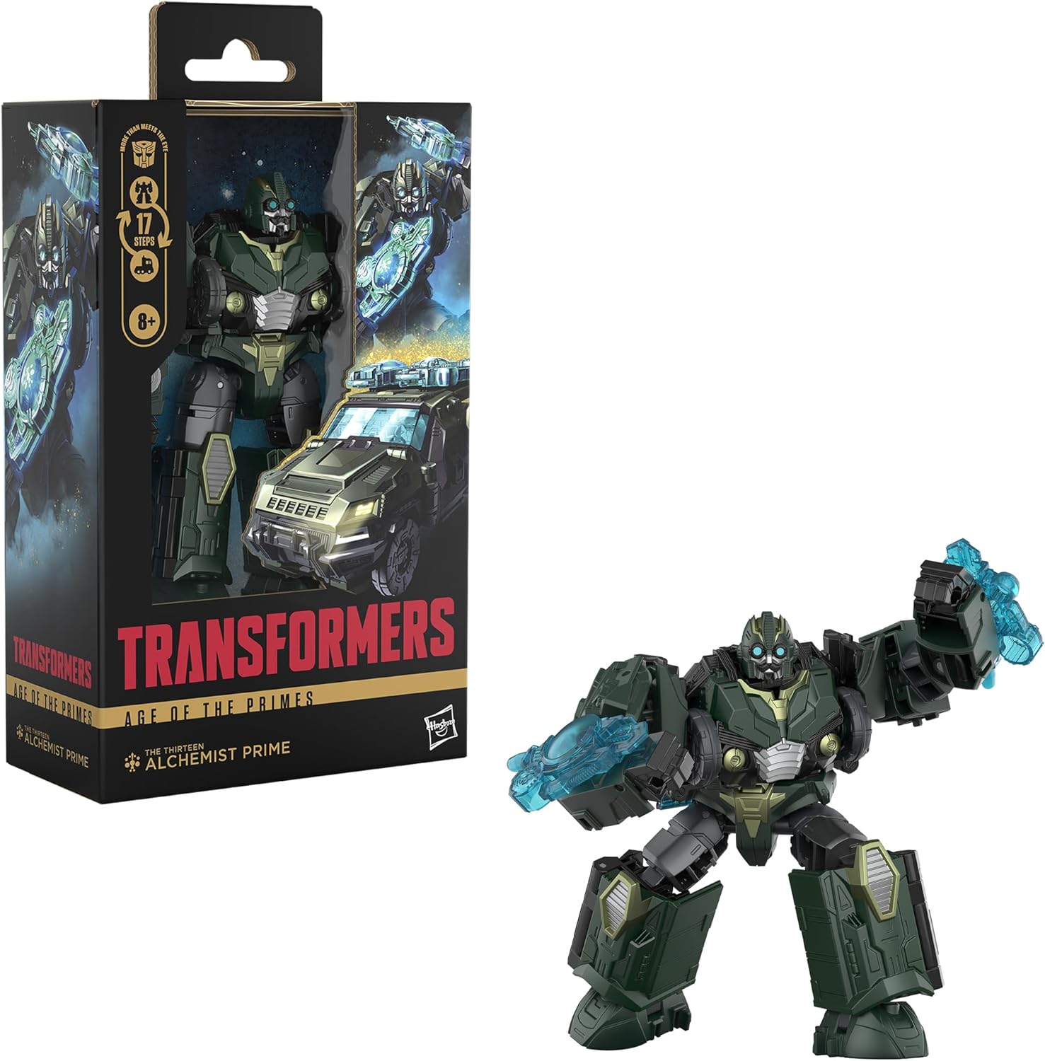 Transformers Age of The Primes Deluxe Class Alchemist Prime 5.5-inch Action Figure for Ages 8+