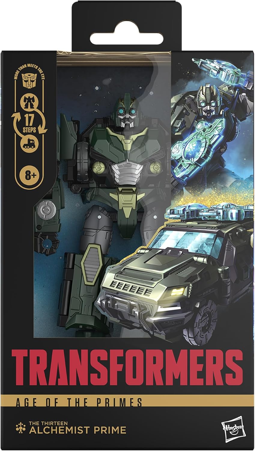 Transformers Age of The Primes Deluxe Class Alchemist Prime 5.5-inch Action Figure for Ages 8+