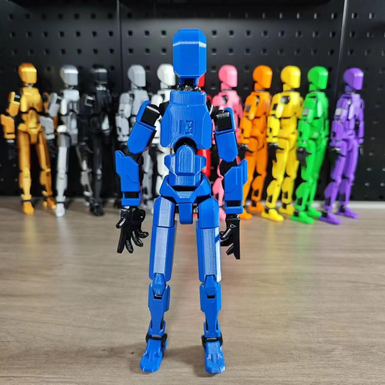 T13 Action Figure 3D Printed Multi-Jointed Movable Lucky 13 Action Figures Multi-Articular Desktop Decorations Creative Gifts 5 Colors