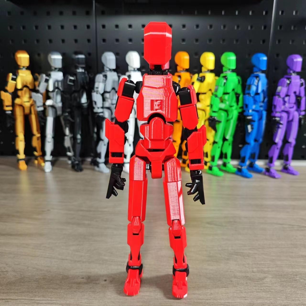 T13 Action Figure 3D Printed Multi-Jointed Movable Lucky 13 Action Figures Multi-Articular Desktop Decorations Creative Gifts 5 Colors