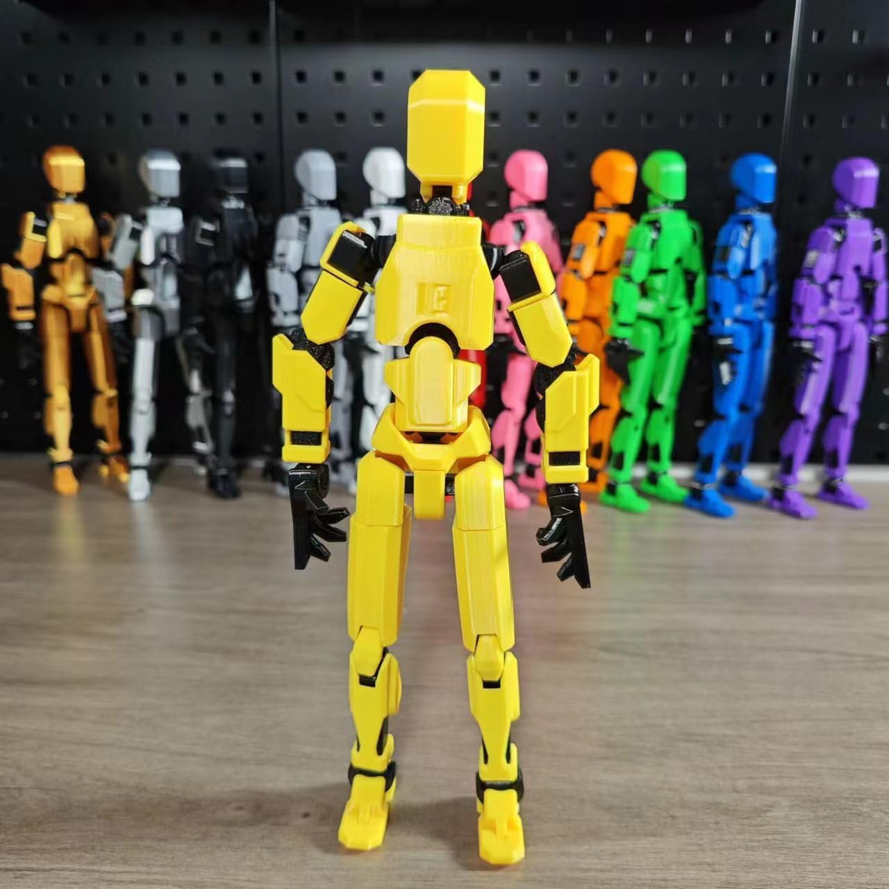 T13 Action Figure 3D Printed Multi-Jointed Movable Lucky 13 Action Figures Multi-Articular Desktop Decorations Creative Gifts 5 Colors