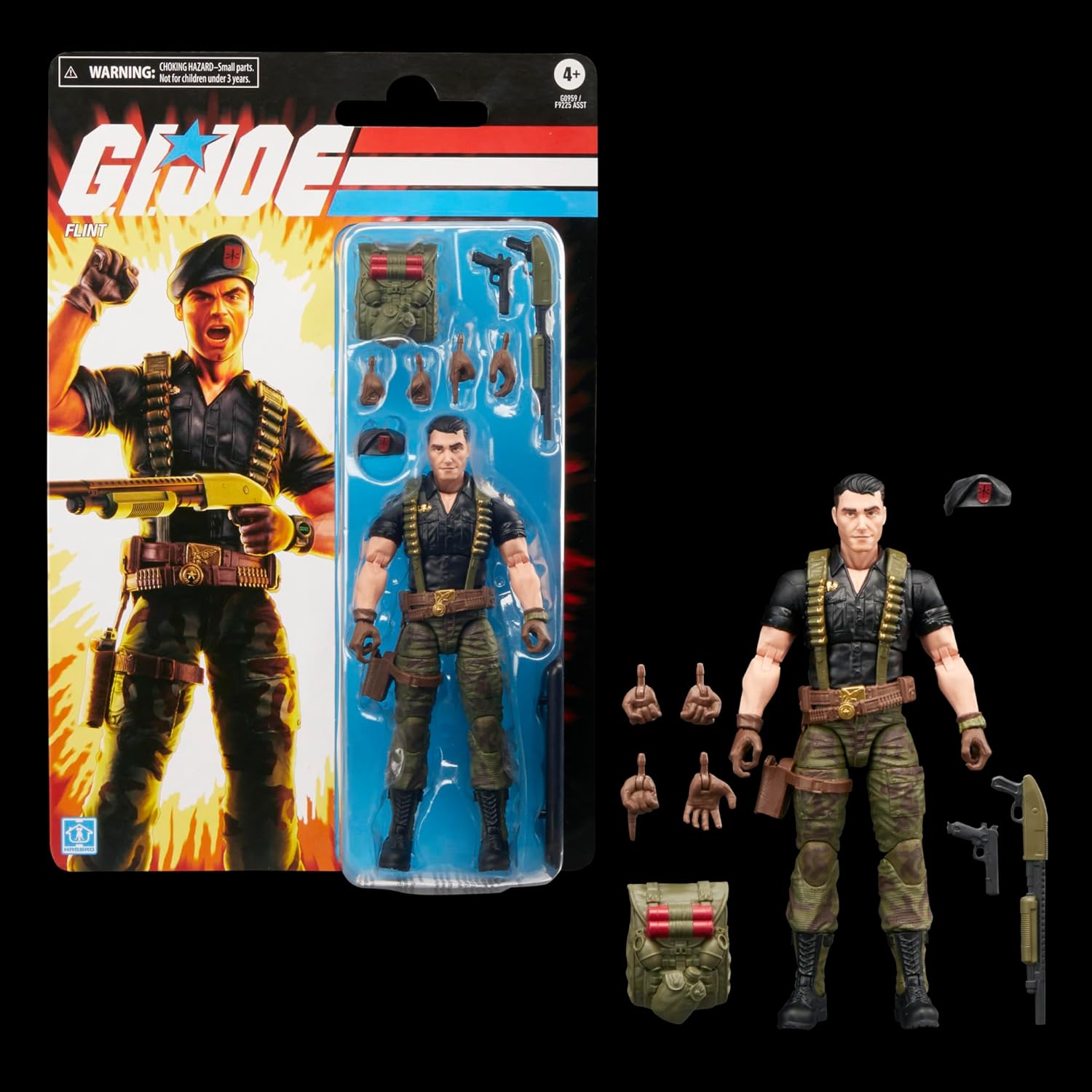 G.I. Joe Classified Series Flint Collectible 6 Inch Action Figure 9 Accessories