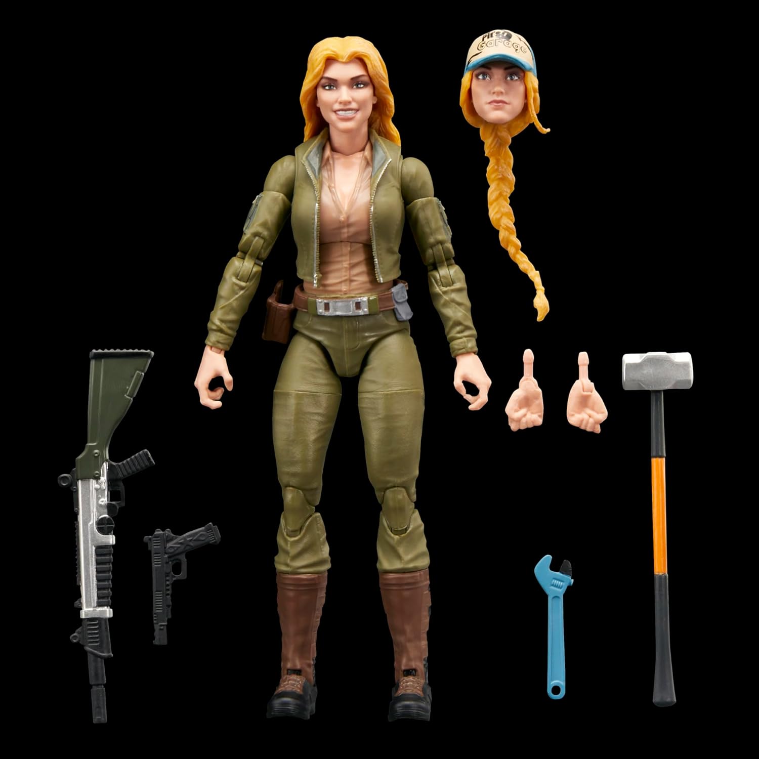 G.I. Joe Classified Series Retro Cardback Courtney Cover Girl Krieger Collectible 6 Inch Action Figure 9 Accessories