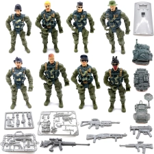Guaishou Army Men Soldiers Toys 8 Pack Military Action Figures Realistic Accessories Set