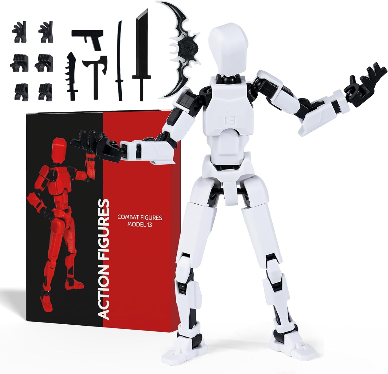 ACTION FIGURE SET MODEL 13 MULTI-JOINTED MOVABLE GIFT BOX PACKAGING GREAT FOR LOVED ONES AND FRIENDS