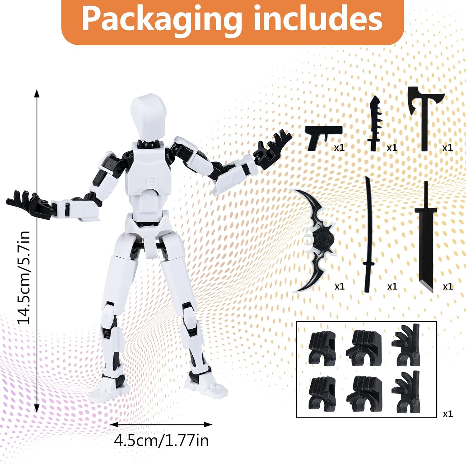 ACTION FIGURE SET MODEL 13 MULTI-JOINTED MOVABLE GIFT BOX PACKAGING GREAT FOR LOVED ONES AND FRIENDS