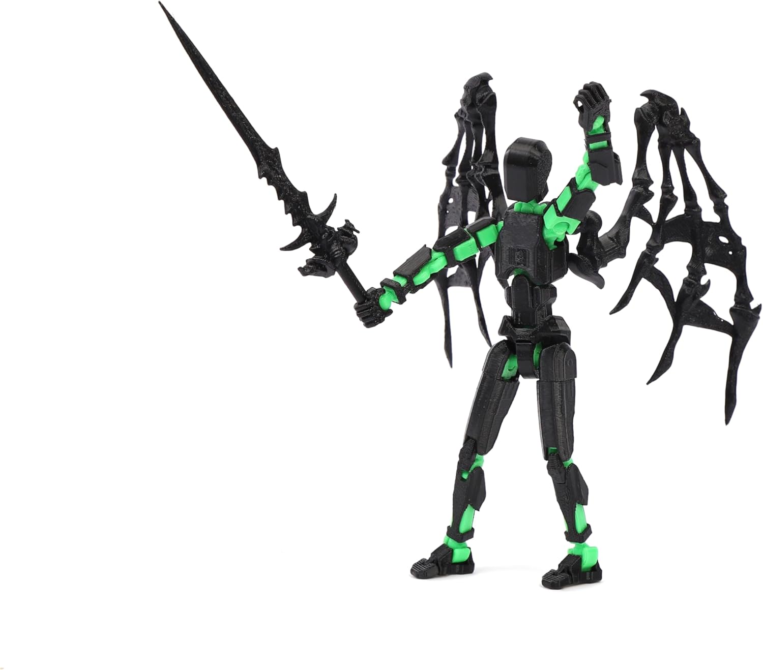 T13 Action Figure Assembly Completed Titan 13 3D Printed Multi-Jointed Movable Robot Dummy13 Lucky 13 Action Figures 4PCS Color A+B+C+D