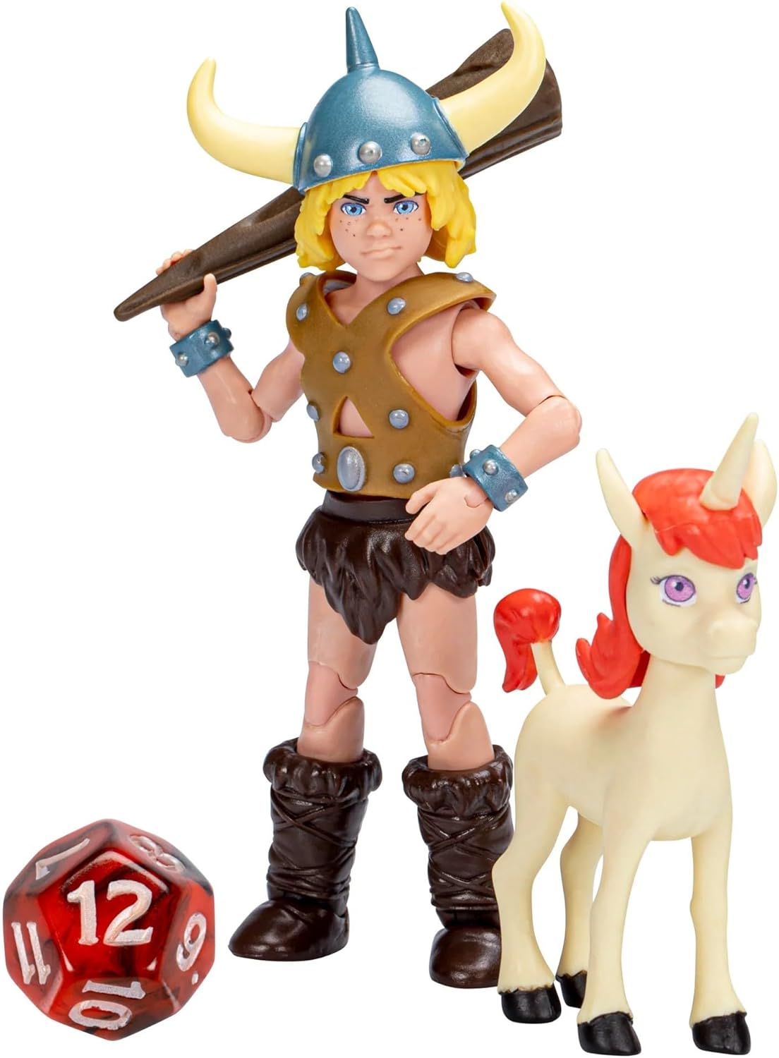 DUNGEONS AND DRAGONS CARTOON CLASSICS BOBBY AND UNI 2-PACK ACTION FIGURES D AND D 80S CARTOON WITH EXCLUSIVE D AND D DICE SET