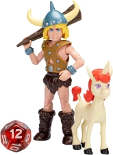 DUNGEONS AND DRAGONS CARTOON CLASSICS BOBBY AND UNI 2-PACK ACTION FIGURES D AND D 80S CARTOON WITH EXCLUSIVE D AND D DICE SET