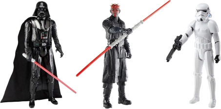 STAR WARS Clash of The Dark Side 12-Inch Action Figure Set 3-Pack Figures & 4 Accessories Toys for Kids Ages 4 and Up Amazon Exclusive.