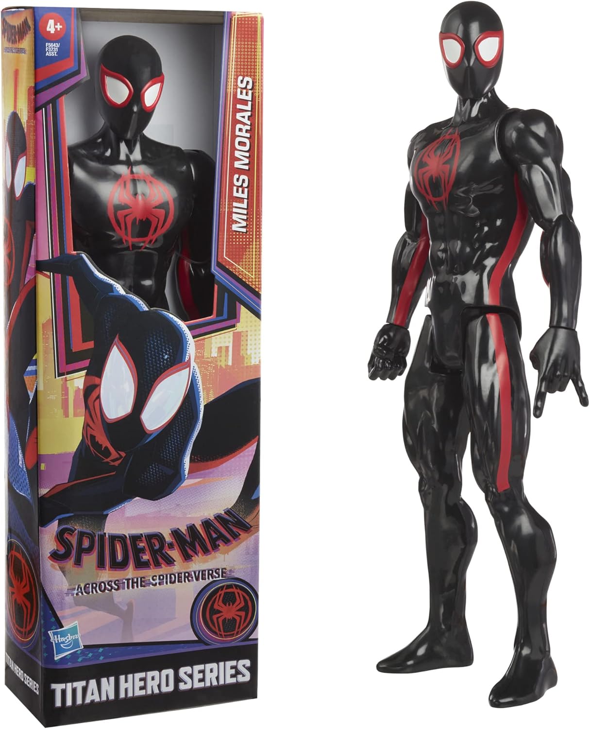 Marvel Spider-Man Miles Morales 12-Inch-Scale Across The Spider-Verse Action Figure for Ages 4 and Up
