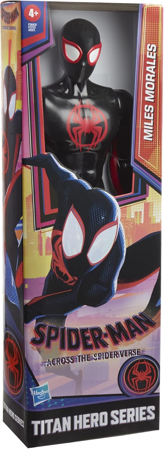 Marvel Spider-Man Miles Morales 12-Inch-Scale Across The Spider-Verse Action Figure for Ages 4 and Up