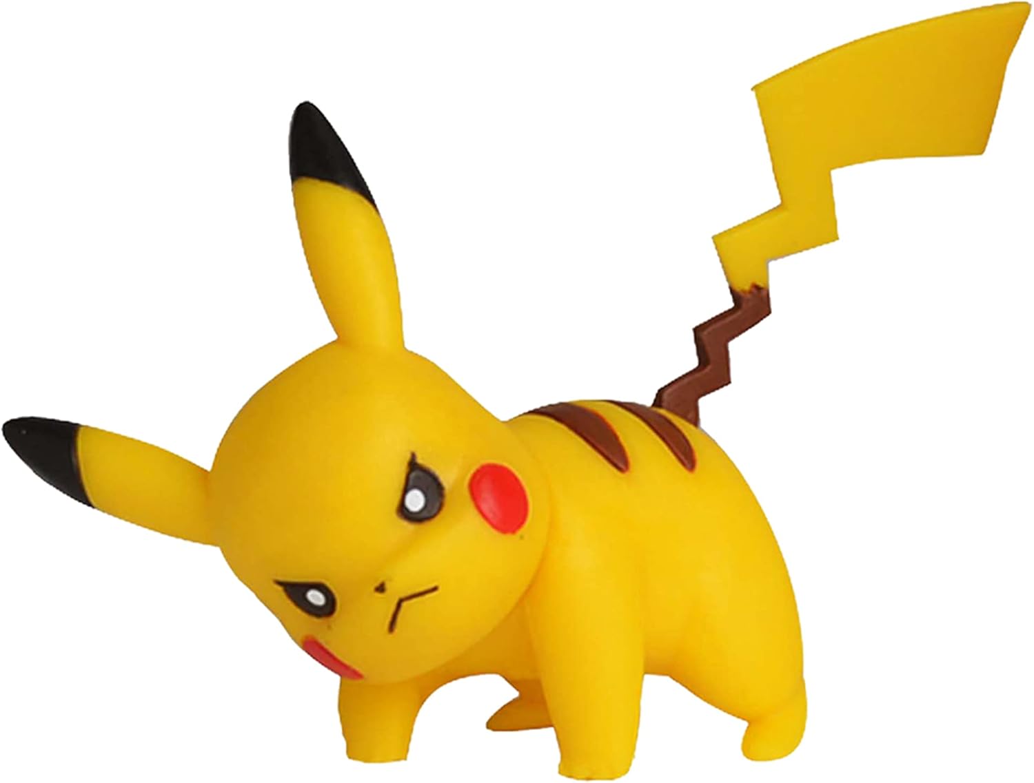 Pokemon Battle Figure 8 Pack Includes 2 Inch Pikachu Bulbasaur Squirtle Charmander Meowth Jigglypuff 3 Inch Loudred Psyduck