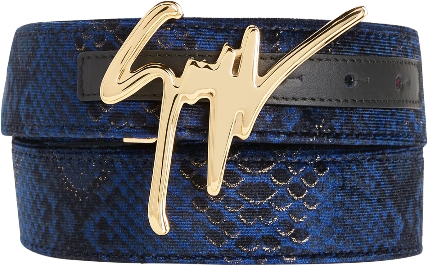 Giuseppe Zanotti Giuseppe Reptile-Print Belt