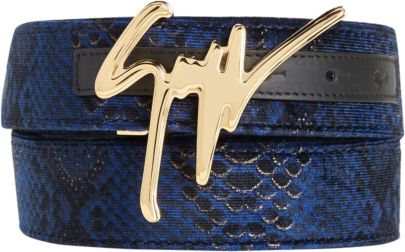 Giuseppe Zanotti Giuseppe Reptile-Print Belt