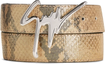 Giuseppe Zanotti Giuseppe Python-Print Belt