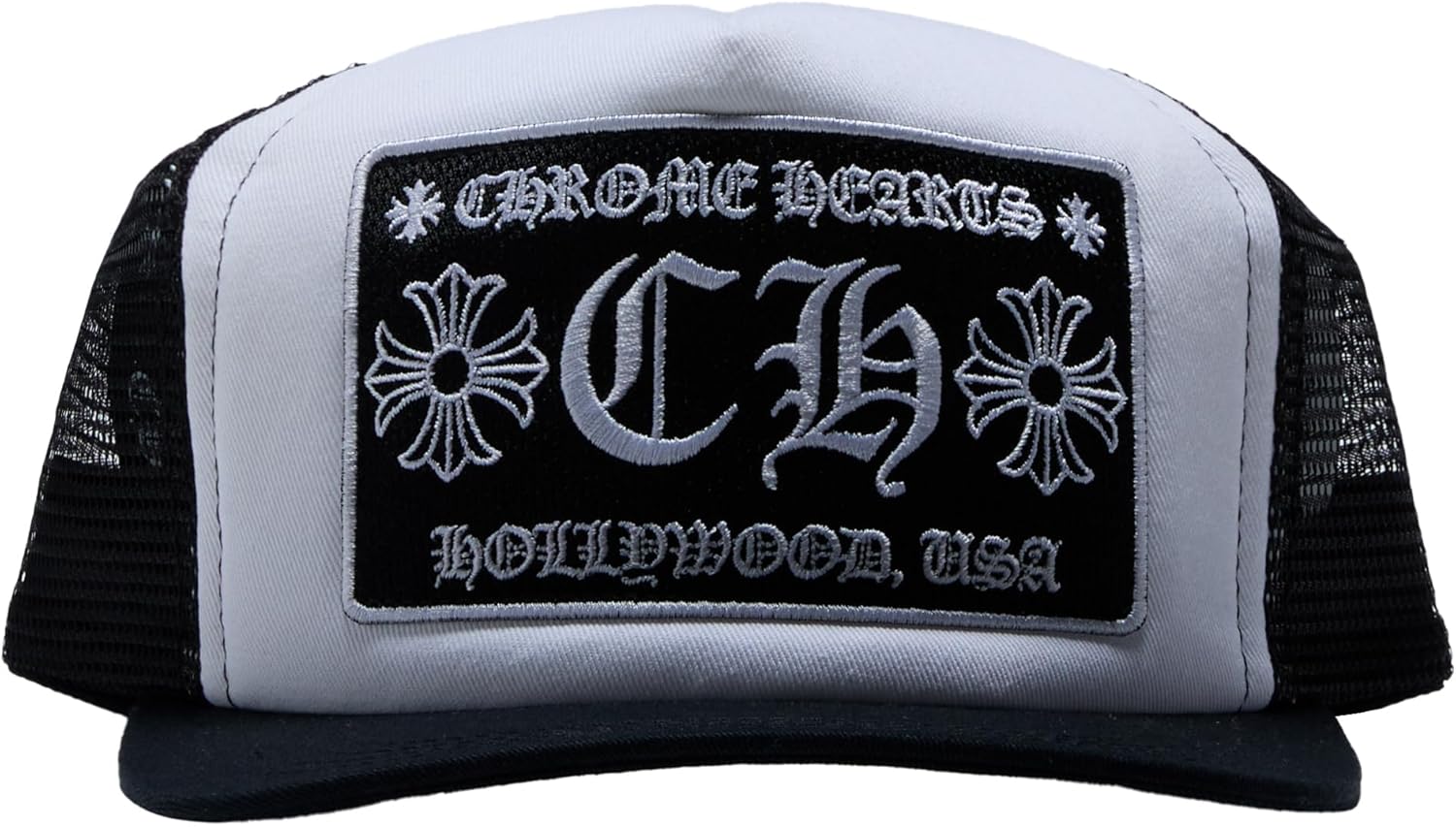 CHROME HEARTS PRE-LOVED CH PATCH TRUCKER HAT