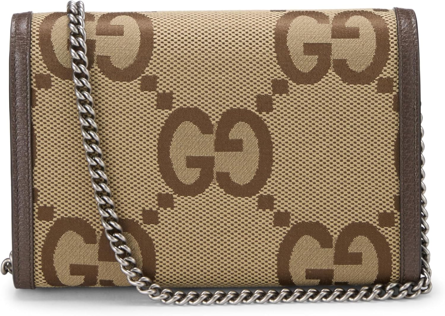 Gucci Pre-Loved Jumbo Original GG Canvas Dionysus Wallet on Chain (WOC), Brown