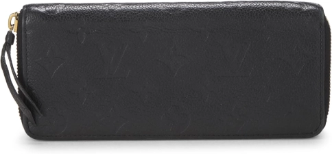 Louis Vuitton Pre-Loved Black Empreinte Clemence Wallet, Black