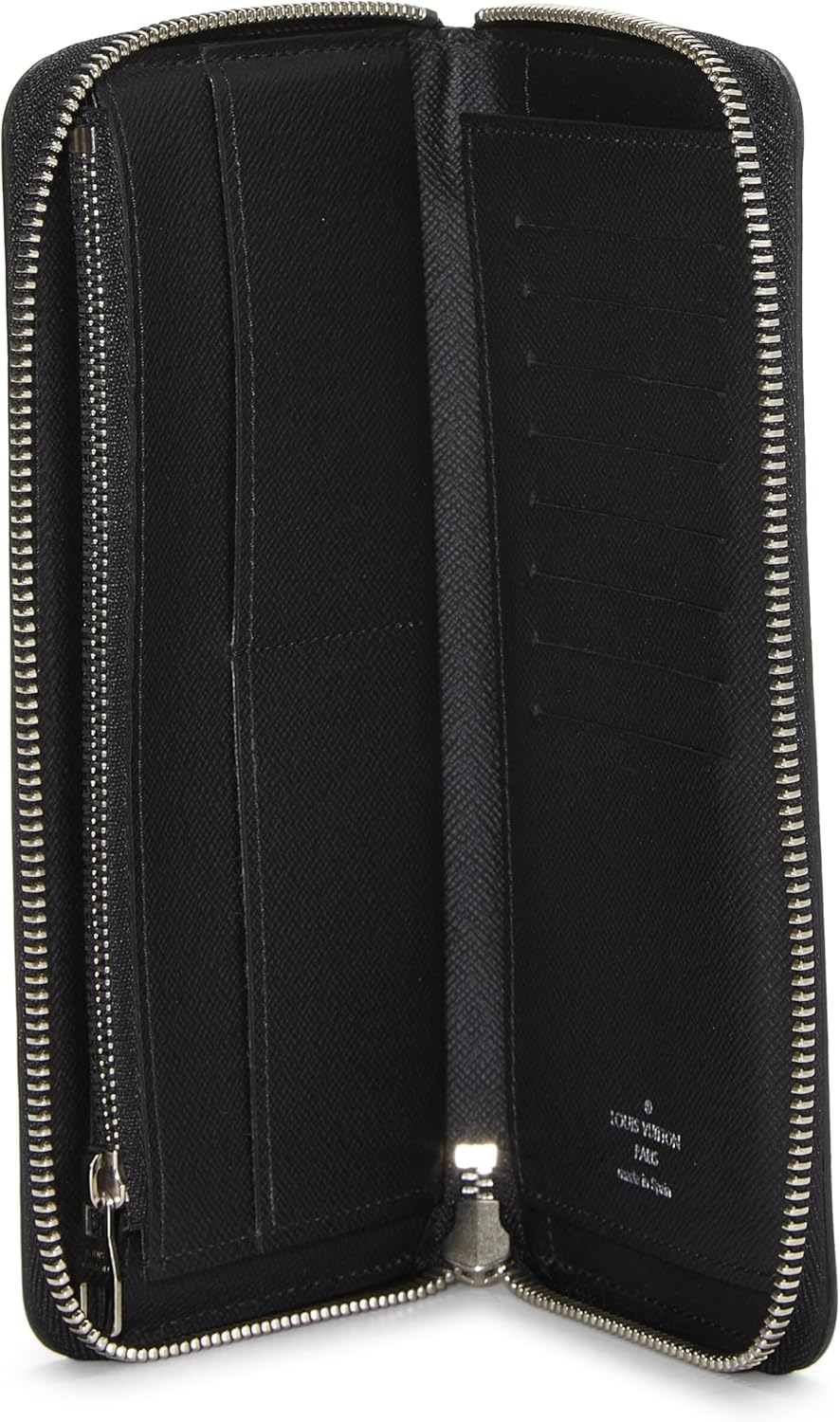 Louis Vuitton Pre-Loved Black Epi Zippy Vertical Wallet, Black