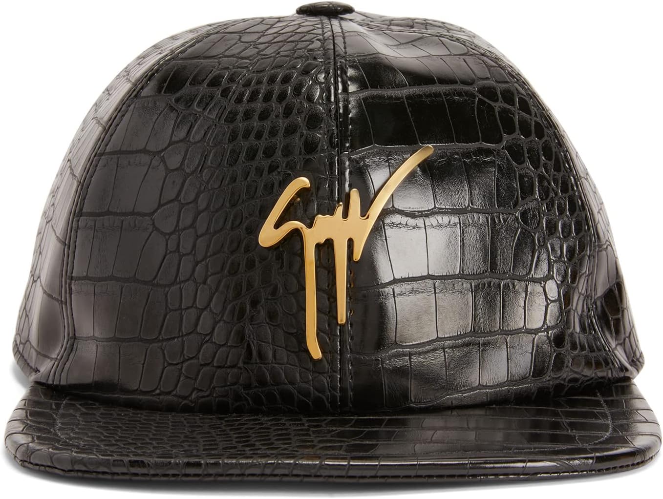 Giuseppe Zanotti Cohen Crocodile-Print Hat