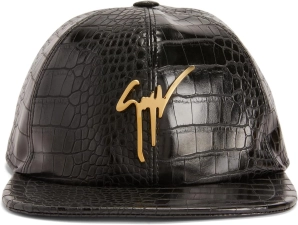 Giuseppe Zanotti Cohen Crocodile-Print Hat