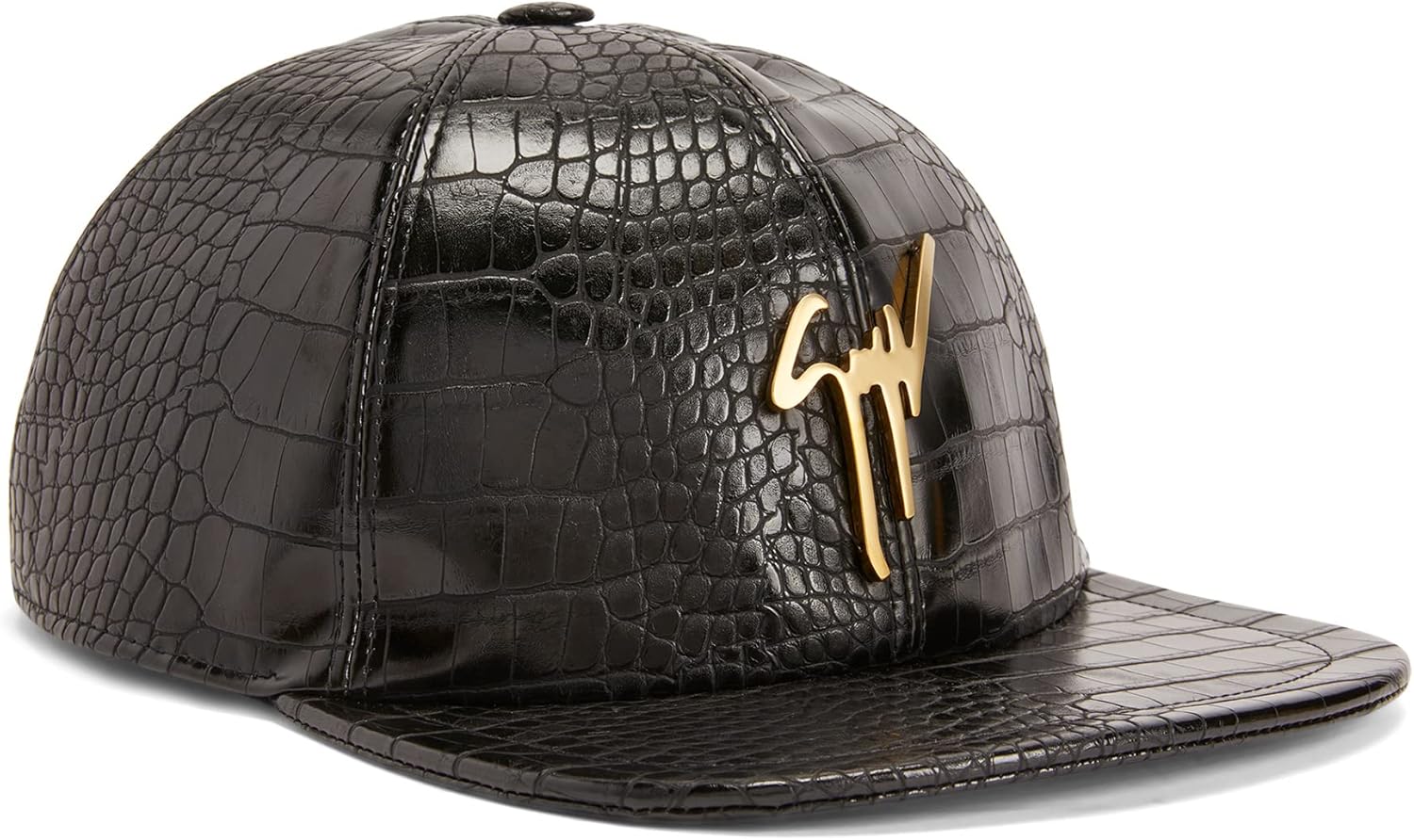 Giuseppe Zanotti Cohen Crocodile-Print Hat