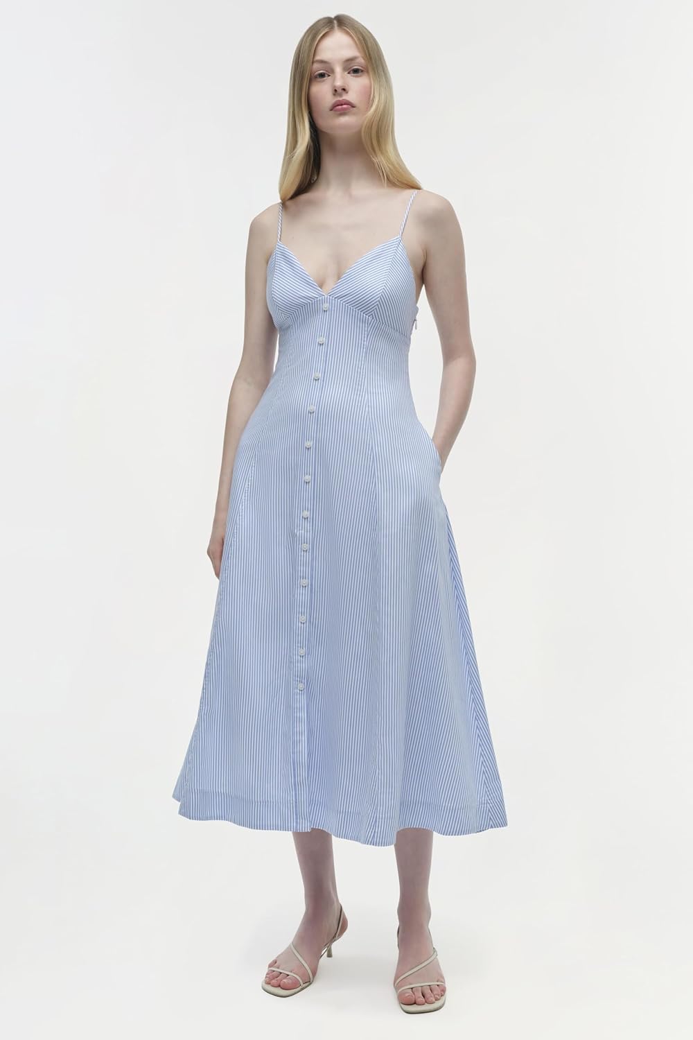 SIMKHAI Honor Cotton Midi Dress