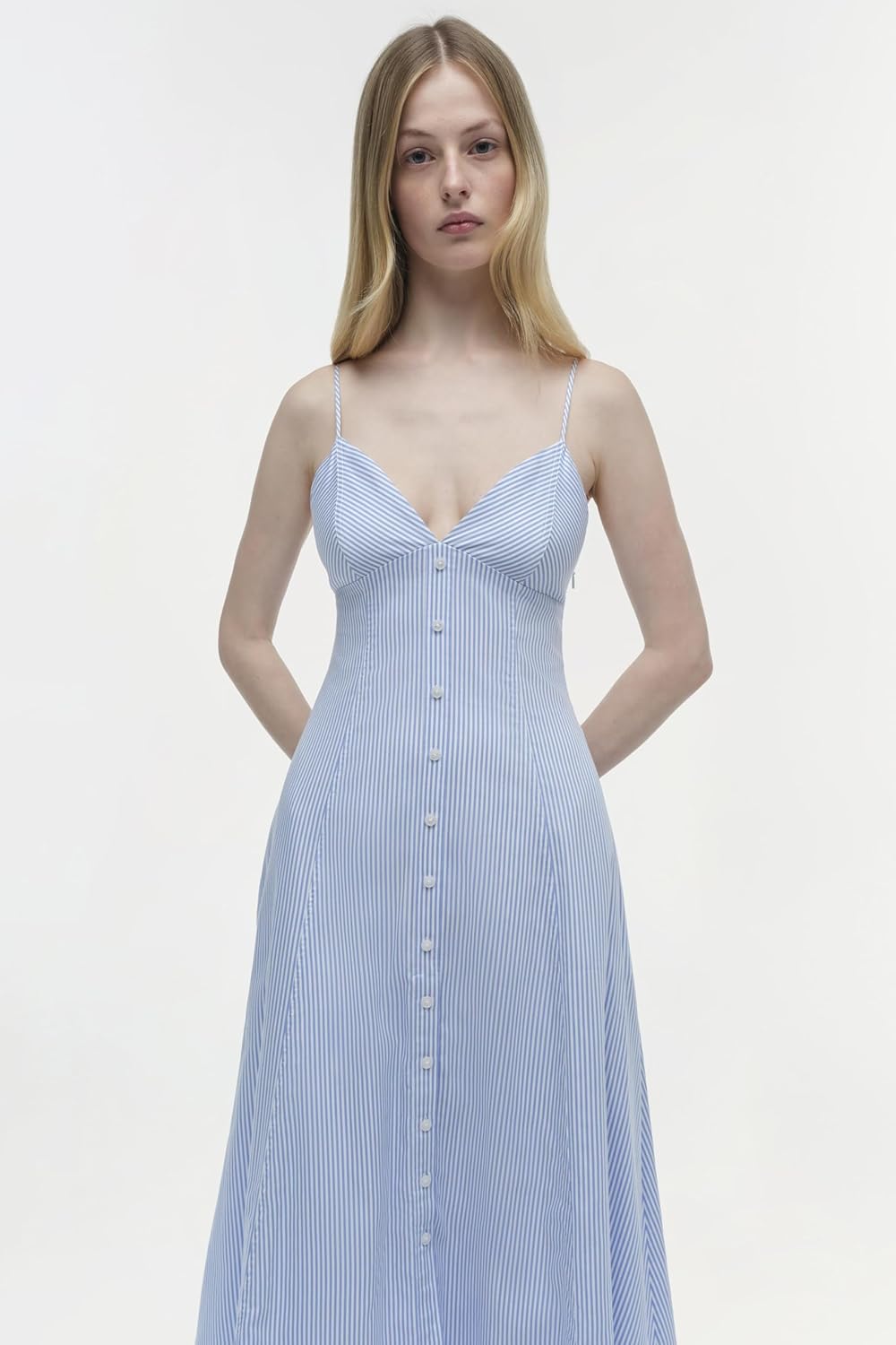 SIMKHAI Honor Cotton Midi Dress