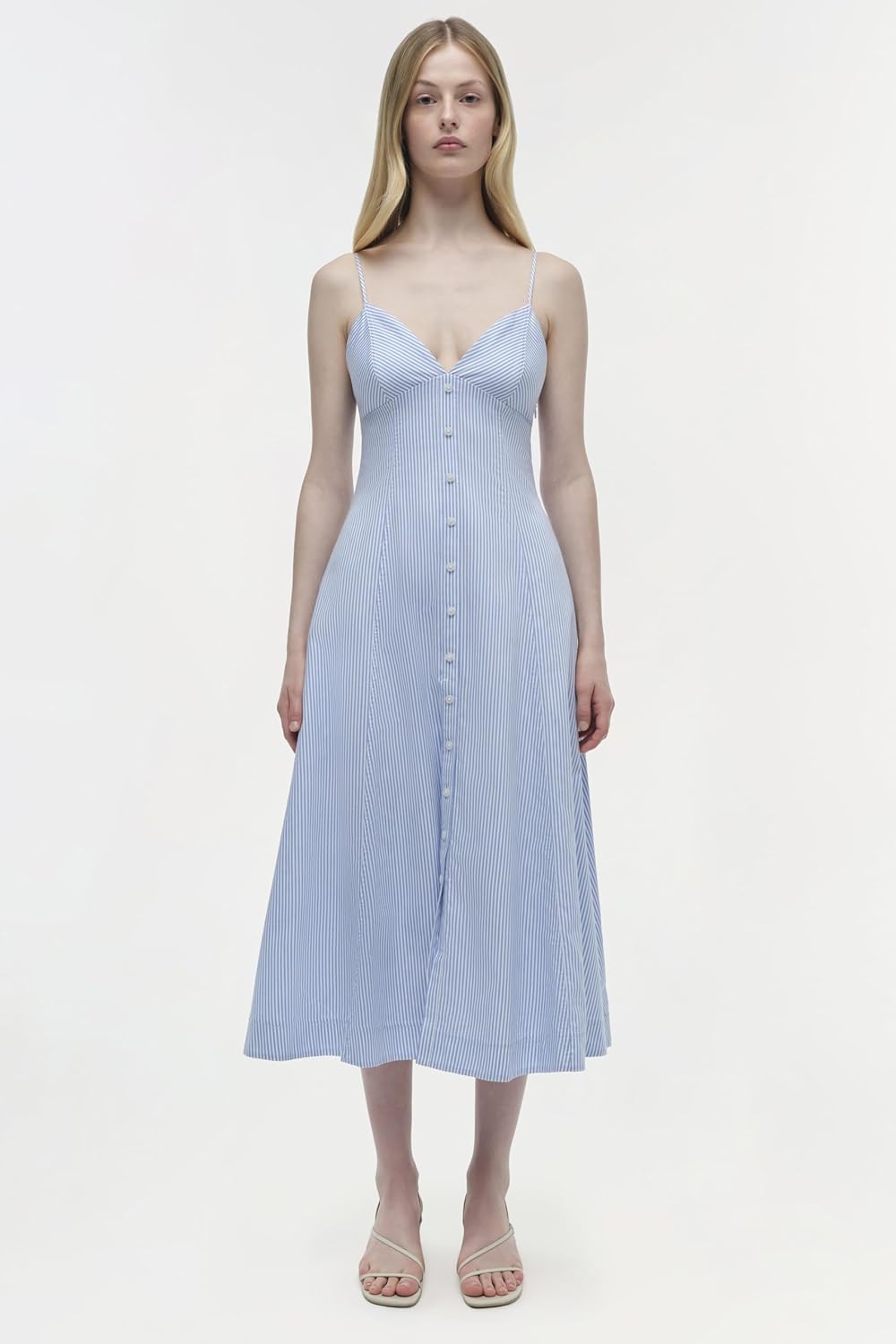 SIMKHAI Honor Cotton Midi Dress