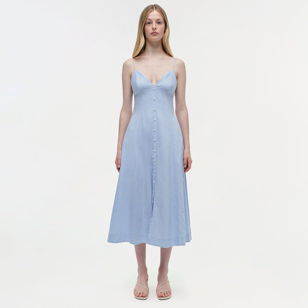 SIMKHAI Honor Cotton Midi Dress