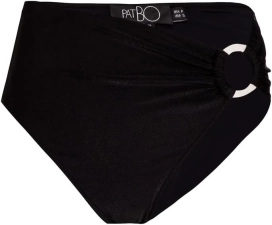 PatBO Mid Rise Bikini Bottom
