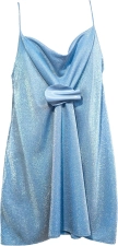 Kate Barton Peyton Cowl Neck Mini Dress