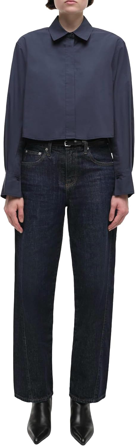 SIMKHAI Renata Cropped Shirt