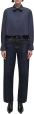 SIMKHAI Renata Cropped Shirt