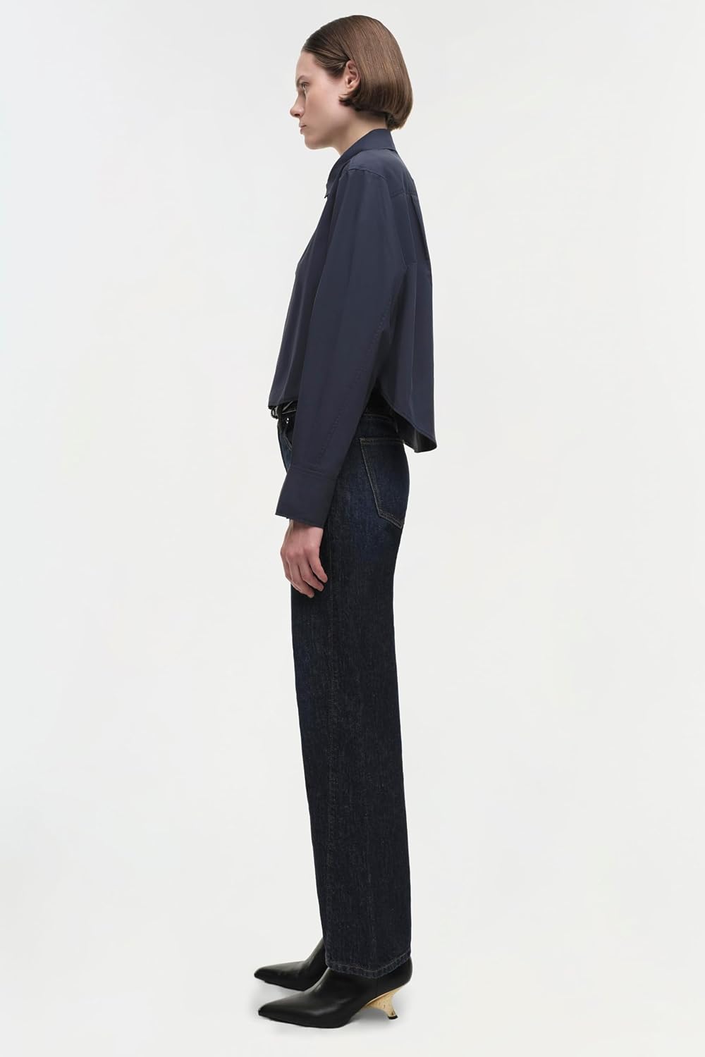 SIMKHAI Renata Cropped Shirt