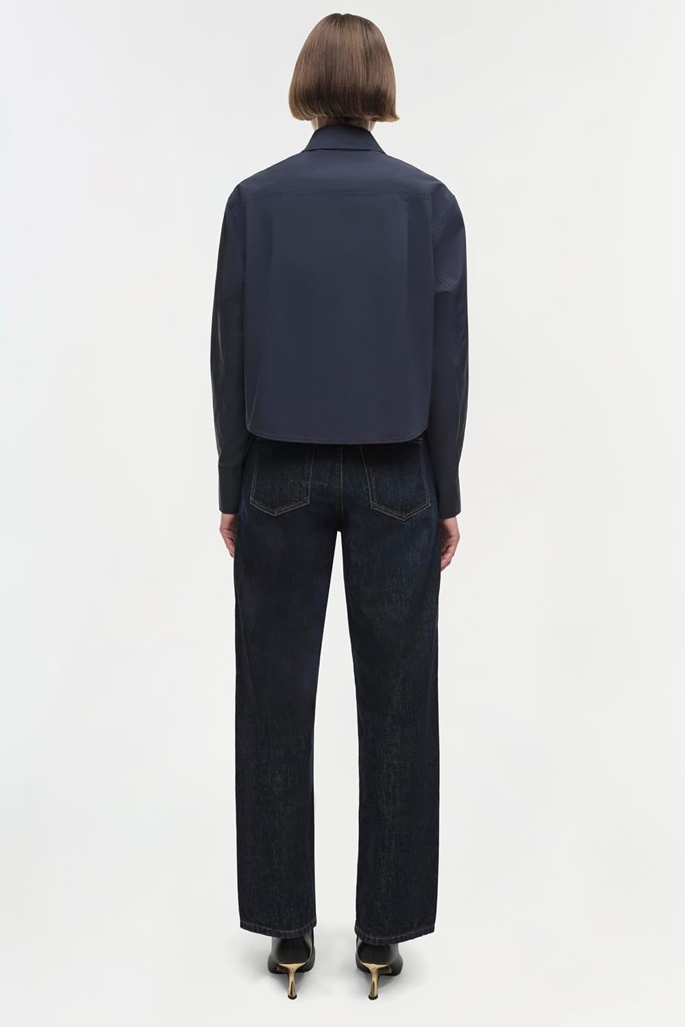 SIMKHAI Renata Cropped Shirt