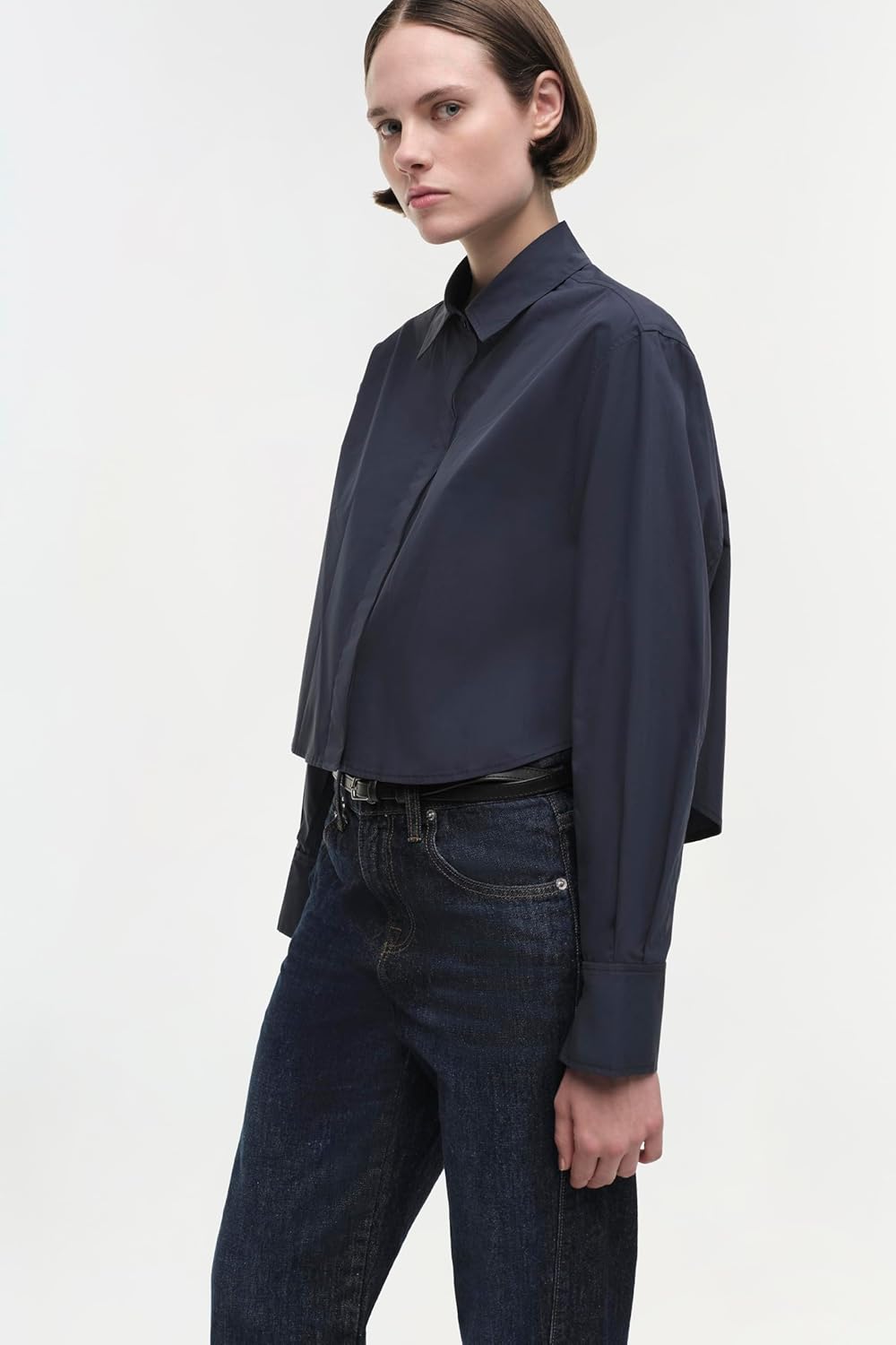 SIMKHAI Renata Cropped Shirt